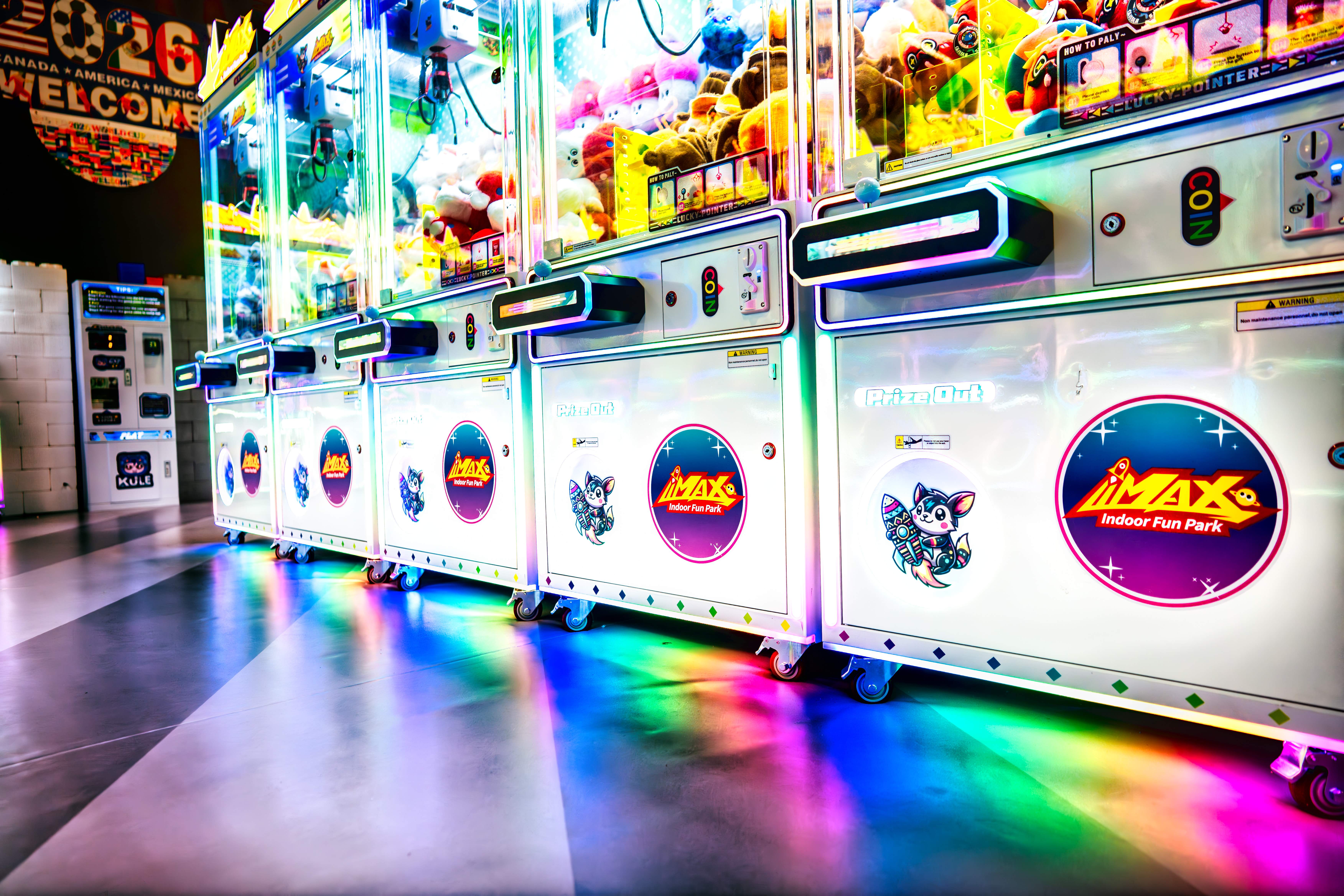 Prize Crane Lineup commercial claw machine